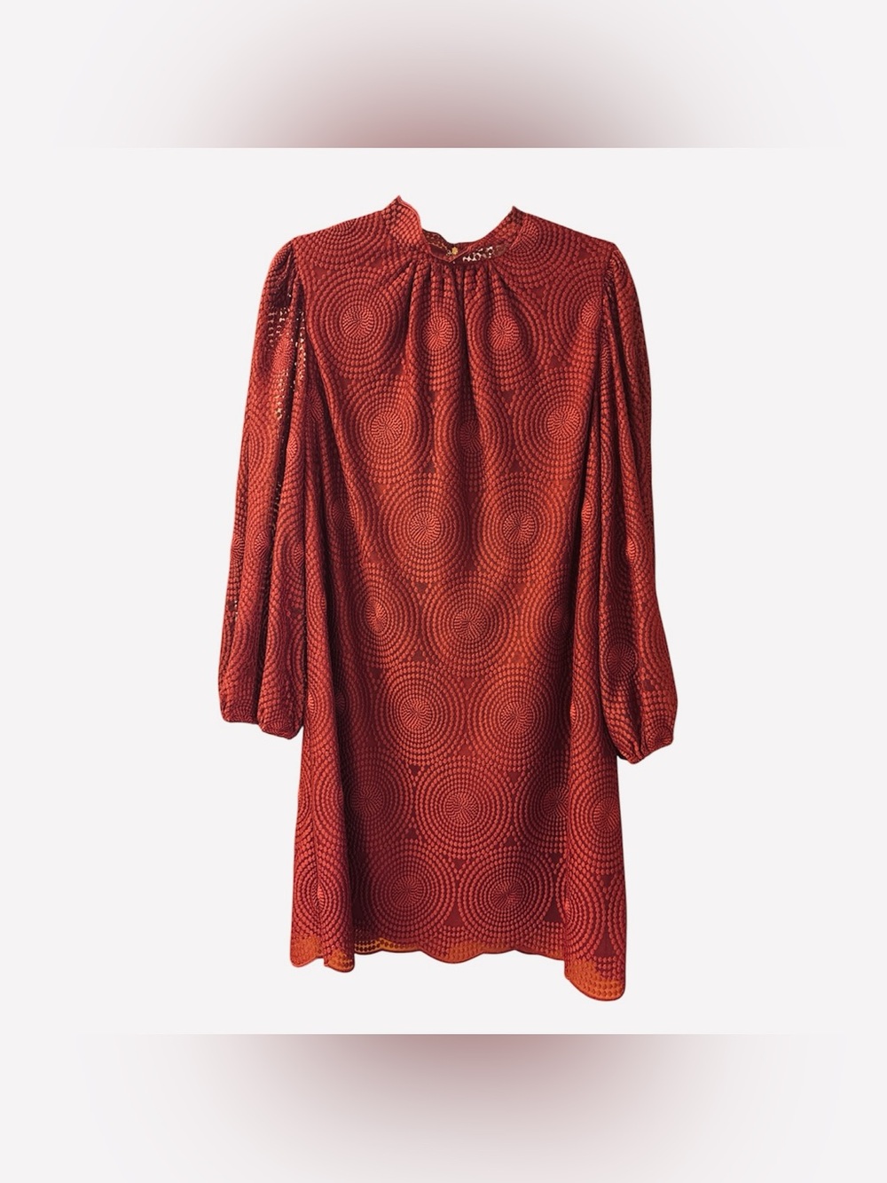 Trina Turk Women's Palm Colony 3/4 Sleeve Lace Shift Dress